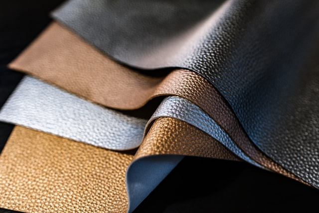 Sheets of leather fabric