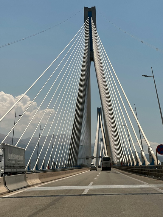 Bridge structure protected with WPU construction coatings for corrosion and weather resistance