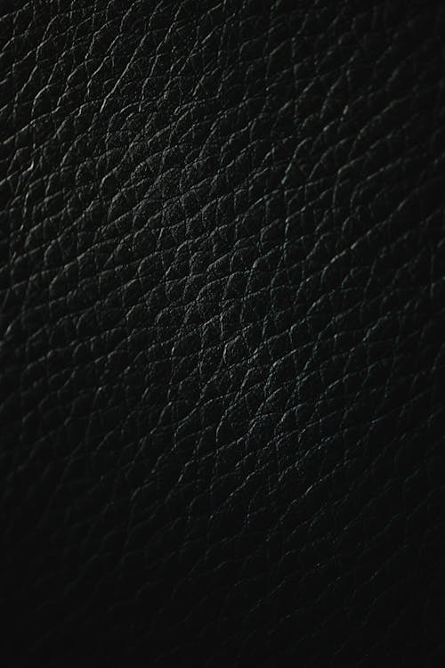 A close up of leather